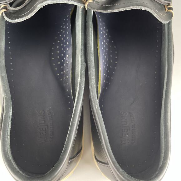 GH Bass Weejuns Men’s 13 D Green Tassel Kilt Slip On Loafer Dress Shoes Casual - Picture 8 of 10